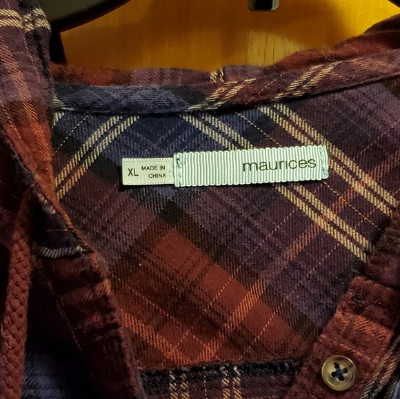 Cozy Flannel Hoodie from Maurices - Picture 3 of 5